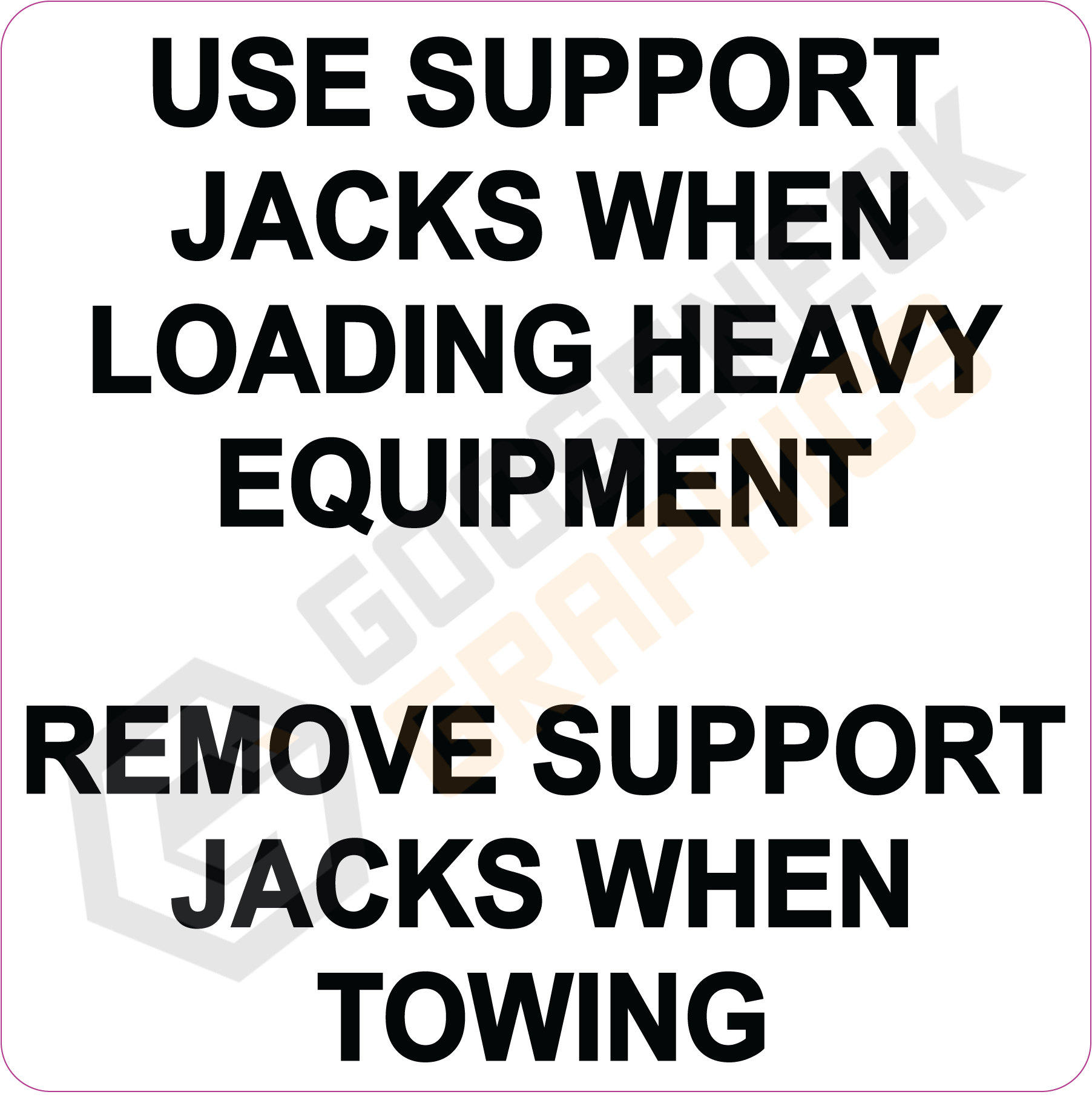 D-033 Support Jacks<br />
