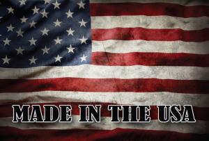 Made in USA flag distressed